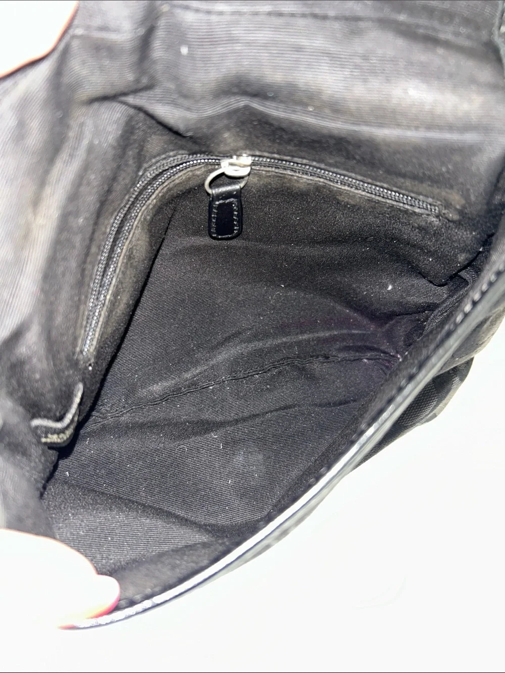 Coach Black Signature Canvas Crossbody with Buckle Detail
